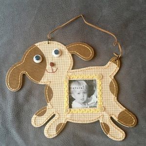 NWT Puppy 🐶 Fabric Picture Frame